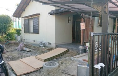 熊取町H様邸・リノベーション施工状況