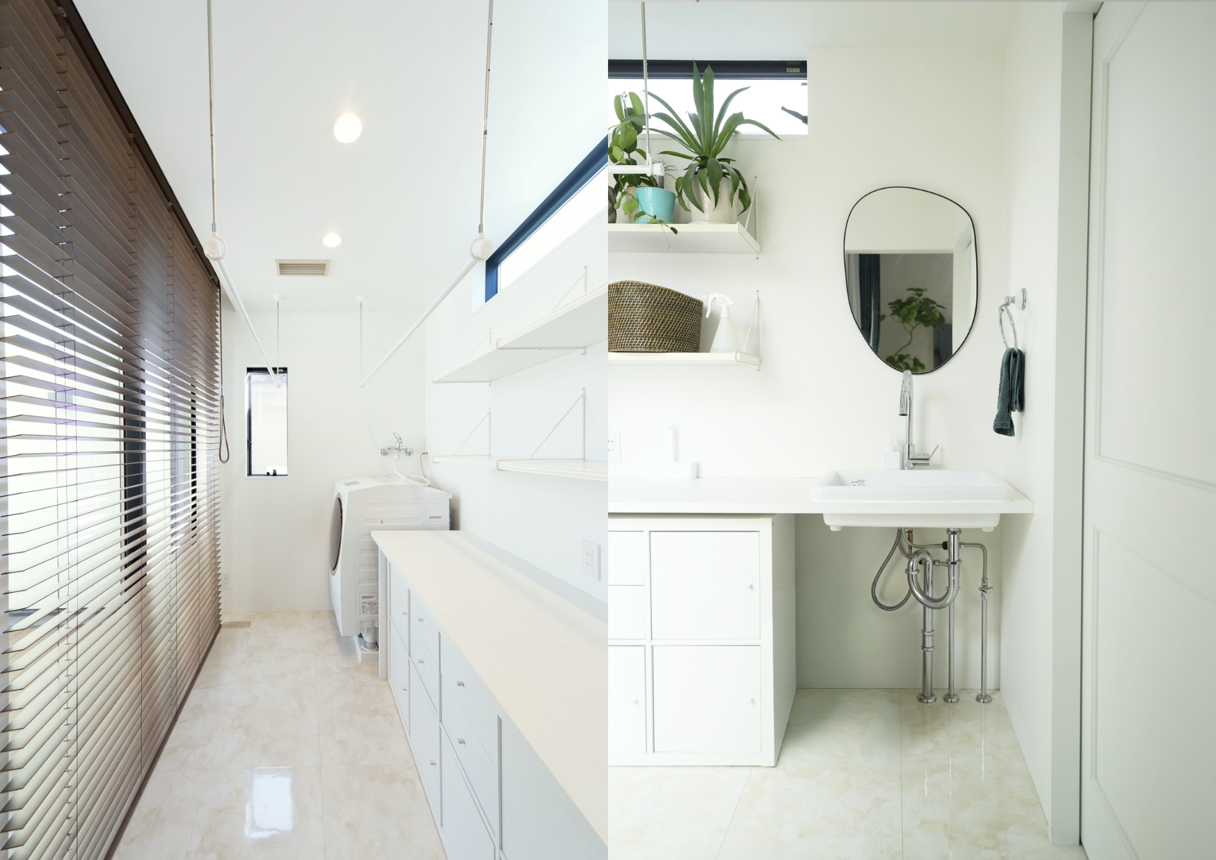 自然と助けられている家事動線。